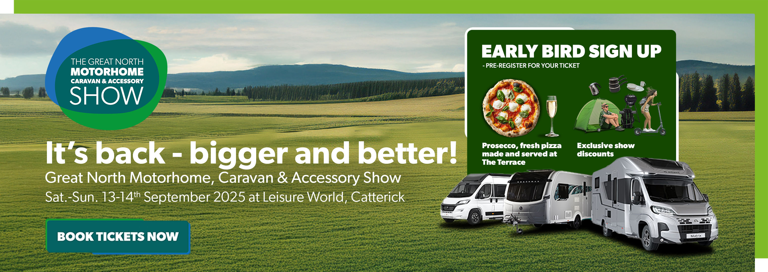 The Great North Motorhome, Caravan & Accessory Show