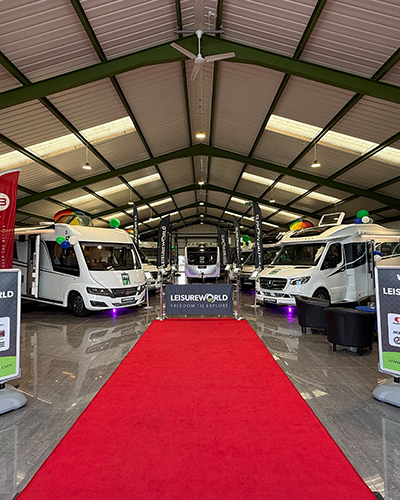 Huge indoor showroom