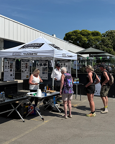 Manufacturer stands and demonstrations