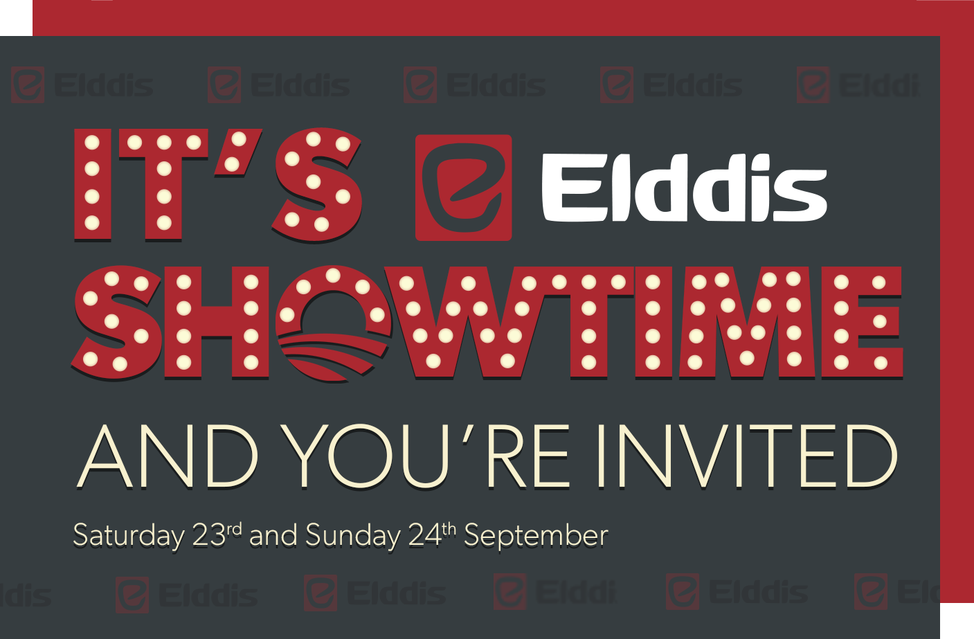 It's Elddis Showtime And You're Invited!!