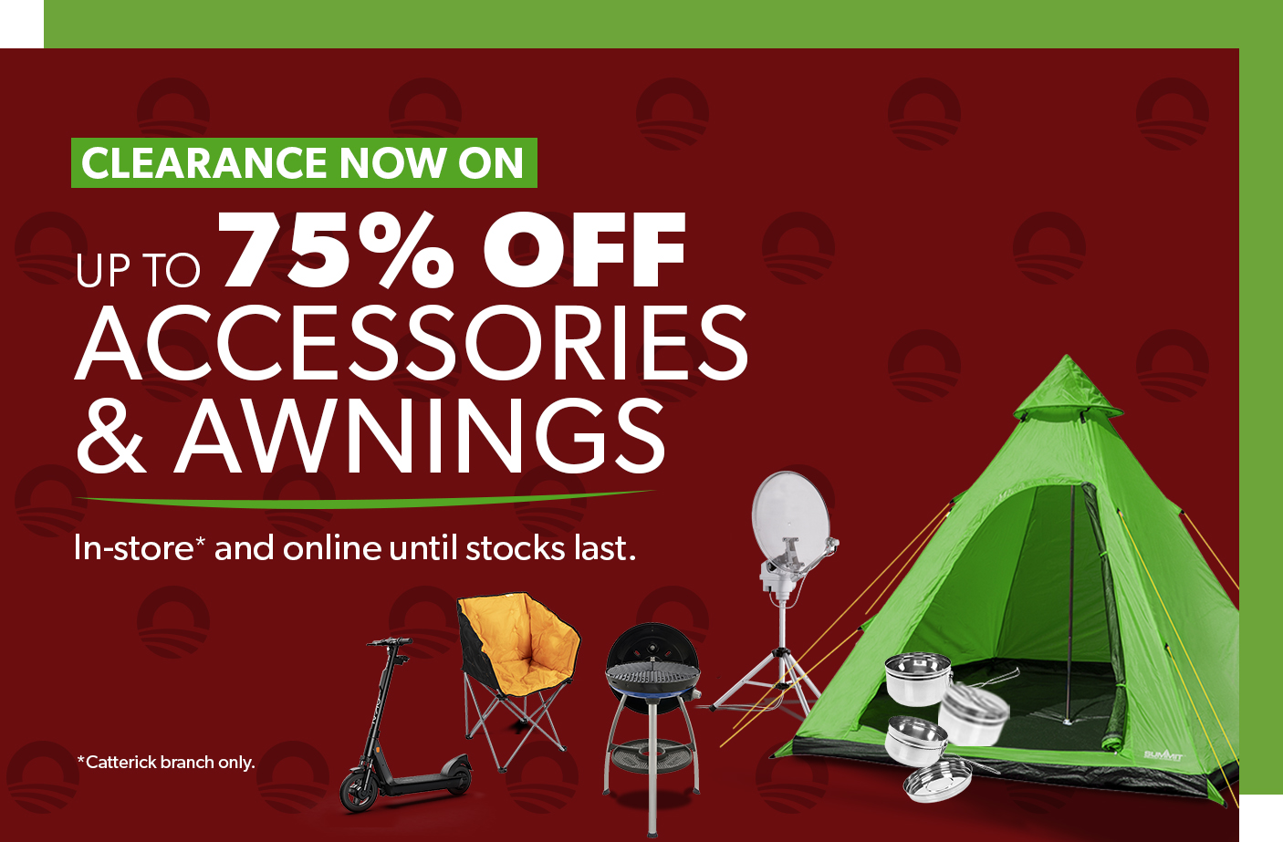CLEARANCE SALE NOW ON!!