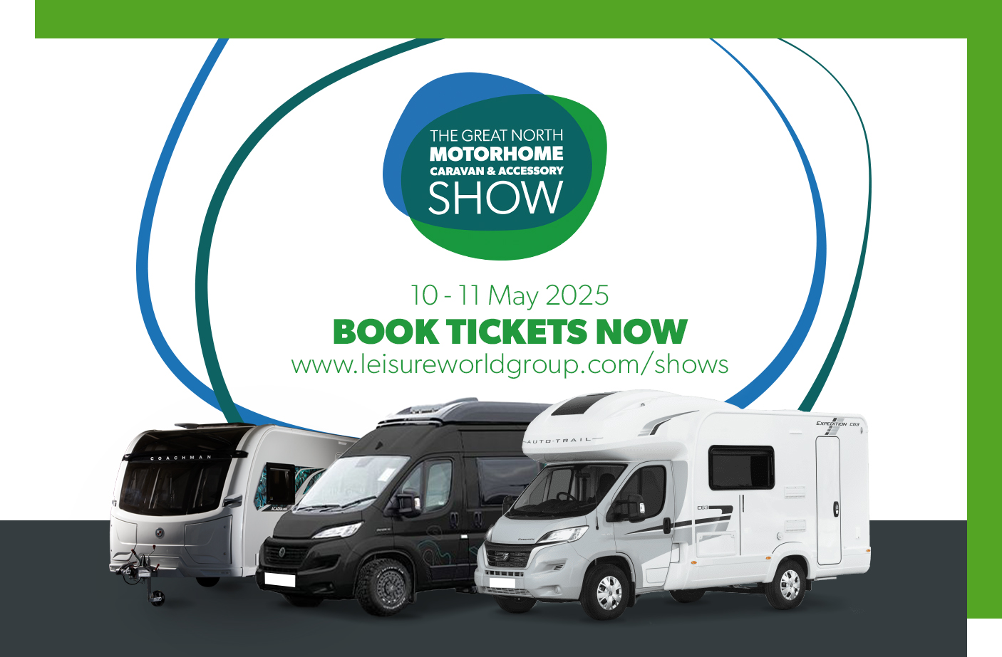 Join us at The Great North Motorhome, Caravan & Accessory Show